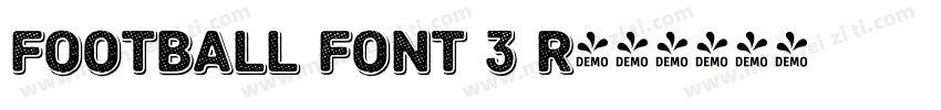 Football Font 3 R字体转换